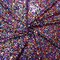 Orange-Multi Nylon-Poly Scattered Sequined Stretch Knit Fabric By the Yard